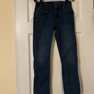 PM013626 Levi's Boy’s Dark Indigo Straight Jeans